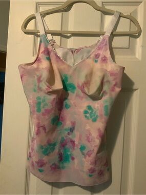 Ruby Ribbon Pastel Tie-Dye Cami in Pink, Teal, Lavender